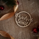 Bauble shaped tag - "Wesołych Świąt"