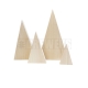 Christmas trees triangles, forest, mountains- set of 4 pcs.