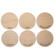 A set of plywood coasters 6pc.