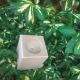 OUTLET Candlestick Ls310m - different phases and crooked candle hole (dimensions - 7x5.6 cm) - o24/48