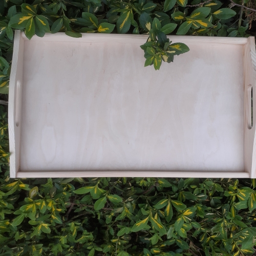 OUTLET Large straight tray (dimensions - 50x30x6.3 cm) - o24/12