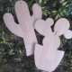 OUTLET Cactus decoration (set) (dimensions - 35x24x2 cm) - o24/126