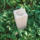 OUTLET Beech candle holder Ls 310s - with different phases and a curved hole (dimensions - 10x5.6 cm) - o24/46