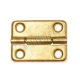 Decorative hinge 32x24mm - brass