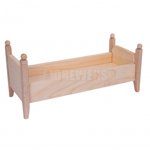 Wooden bed for dolls